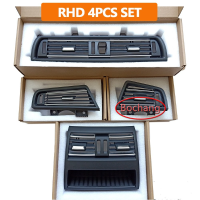 Bochang RHD ด้านหน้าซ้ายขวาด้านหลังเครื่องปรับอากาศ AC ปกสำหรับ BMW ตะแกรงระบายอากาศโครเมี่ยม5ชุด F10 F11 F18 520i 525i 535i 528i