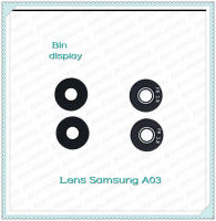 Lens Samsung A03 อะไหล่เลนกล้อง กระจกเลนส์กล้อง กระจกกล้องหลัง Camera Lens (ได้1ชิ้นค่ะ) อะไหล่มือถือ คุณภาพดี Bin Display"