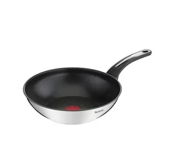 Tefal G25319 Resource Wok Pan 28 cm | Titanium Pro Non-Stick Coating |  Thermal Signal | Durable | Suitable for Induction Cookers | Easy to Clean 