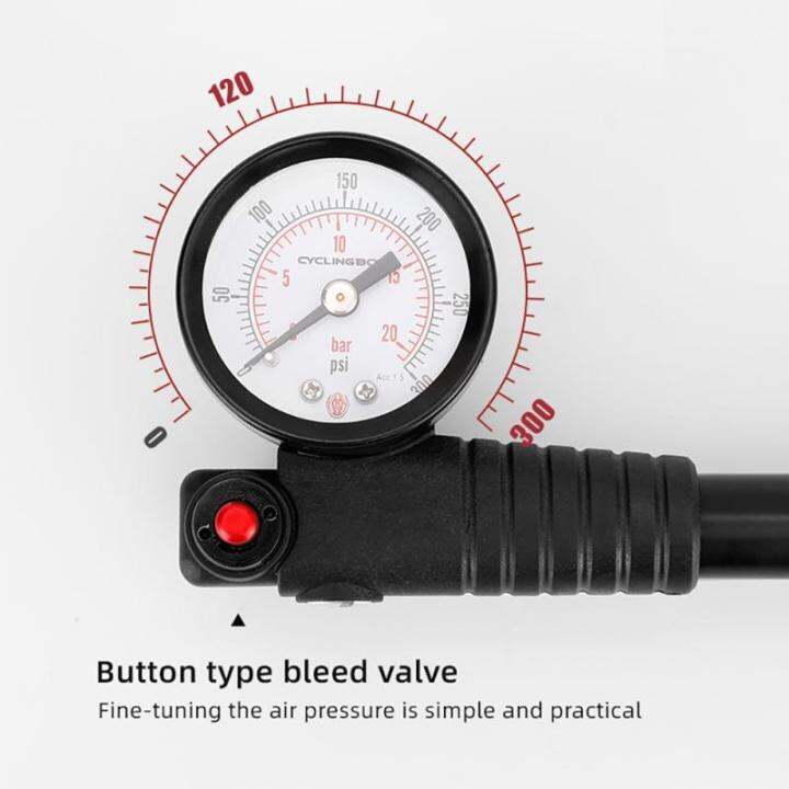 bicycle-pump-tire-inflator-high-pressure-bike-air-pump-foldable-mtb-fork-rear-suspension-pump-with-gauge-bike-air-shock-pump