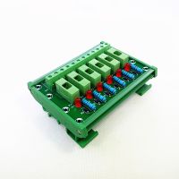 DIN Rail Mount 6 Position Fuse Module Board Fuse Holders for 5x20mm(DxL) tube fuse. Fuses Accessories