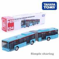 รถ Takara Tomy No.134ขายาวดายคาสยานพาหนะรถหล่อหุ่นโลหะ Mercedes-Benz Citaro Keisei แบบเชื่อมต่อ1/120ลูกเต๋าของเล่น