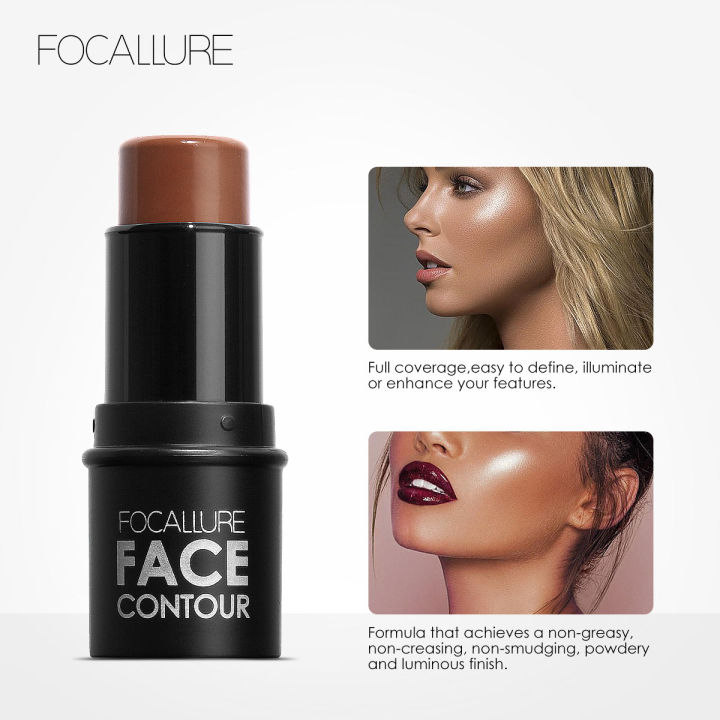 focallure-ปากกาเน้นข้อความ19สี-contouring-stick-เน้นแป้งเนื้อครีมสีเงิน-shimmer-light-แต่งหน้าเครื่องสำอาง