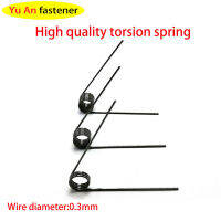 V-Spring, 0.3 เส้นผ่านศูนย์กลางลวด Torsion Small Torsion Spring, Hairpin Spring, 180/120/90/60 Degree Torsion Torsion Spring, 10 ชิ้น-Yunjuek