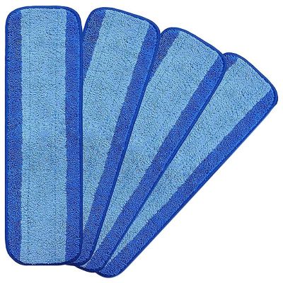 8Pcs Microfiber Cleaning Pad, Compatible for Bona Mop, Swifter Reusable Pads, Hardwood Floor Replacement Cleaning Head