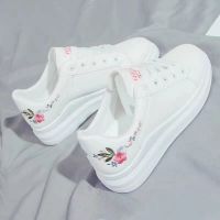 COD ☇ The Monolopy Shop28dfgs8dgs Ready Stock Women Casual Sports Shoes Embroidery White shoes