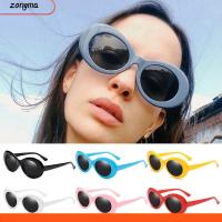 ZONGMA สีสันสดใส แว่นกันแดดวงรีสำหรับผู้หญิง แว่นตากันแดดสำหรับผู้หญิง การป้องกัน UV400 เฉดสีเรโทร ใช้ได้ทุกเพศ