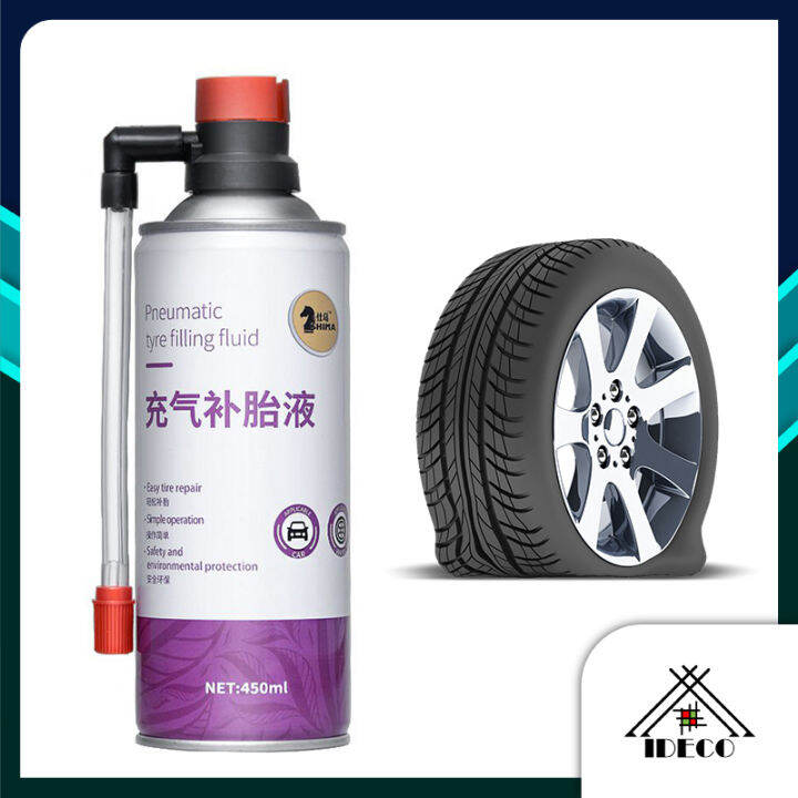iDECO Tire Inflation Tire Sealant Tire Repair Kit Car Inflatable Self