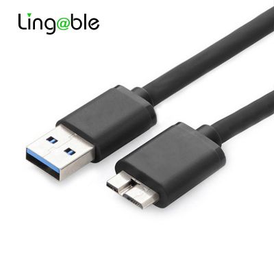 【CW】 Lingable Micro USB 3.0 Cable Data Sync Fast Charging Cables Mobile Phone Cabo for Samsung Note3 Toshiba Hard Disk 1m