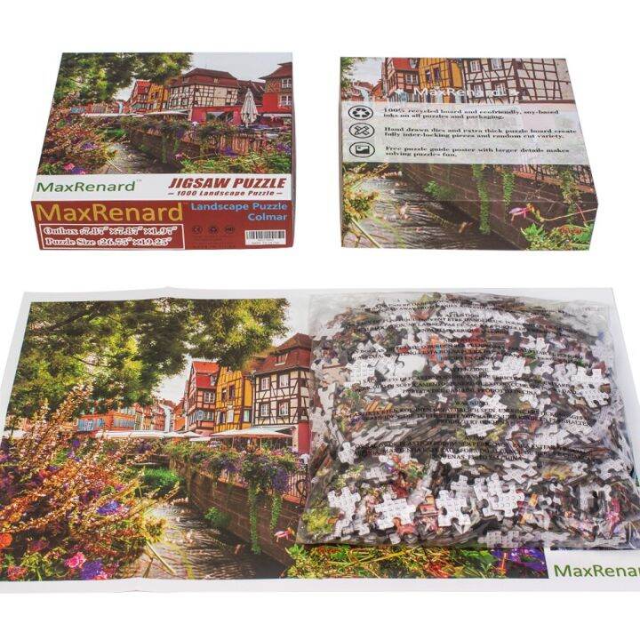 jigsaw-puzzle-1000-pieces-for-adults-colmar-town-colorful-landscape-challenge-game-decompression-toy-home-wall-decoration