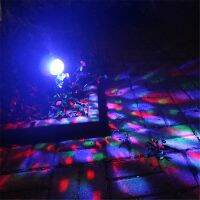 WEIXIN Solar Party Light Outdoor Garden Disco Ball Projection Lamp Wall Lawn Path Landscape RGB Rotatable Crystal Magic Stage Sunlight