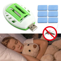 Portable USB Electric Fly Zapper Mosquito Insect Killer Plug in + 6pcs Repellent Tablets