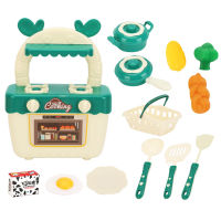 Childrenworld Dollhouse Kitchen Toy Small Size Doll House Cooking Kitchen Ware Toy Set