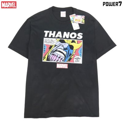 เสื้อยืดผ้าฝ้ายPower 7 Shop เสื้อยืดการ์ตูน ลาย มาร์เวล ลิขสิทธ์แท้ MARVEL COMICS T-SHIRTS (MVX-046)L XL XXL 3XL  D5KE