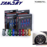 D1spec Racing jdm Billet อลูมิเนียมล้อรถขอบล้อ Lug Nuts M12X1.5 หรือ M12X1.25, L:52mm 20 ชิ้น/เซ็ต 650NUTS-L-lihanrui