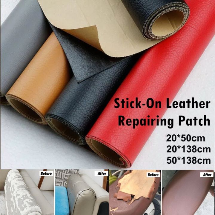 loose-stick-on-leather-repairing-patch-แพทช์กาวซ่อมหนัง-หนัง-pu-ซ่อมโซฟา-แพทช์หนัง