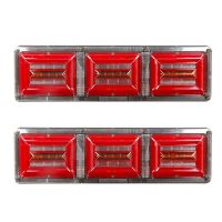 24V Truck Rear Tail Light Dynamic LED Turn Signal Indicator Rear Brake Stop Lamp for Truck, Trailers, Caravans, Campers