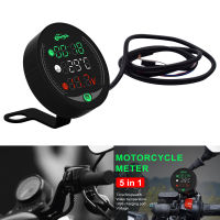 5-In-1รถจักรยานยนต์ Multi-Ftion Meter อุณหภูมิน้ำโวลต์มิเตอร์สำหรับ Suzuki Gsf 600 650S Bandit GSXR1300 RGV250ใหม่ล่าสุด