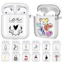 ฝาครอบซิลิโคนสำหรับ Apple Airpods 1/2 หูฟังบลูทูธสำหรับ A1523,A1722,A2032,A2031 หูฟังอุปกรณ์เสริมผิว-GSDDA