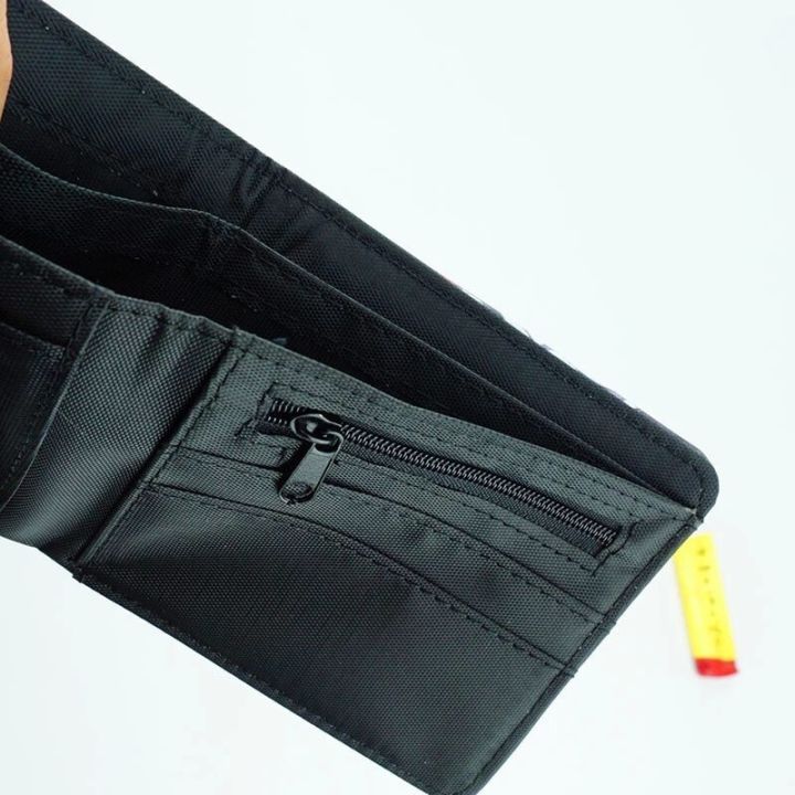 อะนิเมะใหม่-จากศูนย์กระเป๋าสตางค์-pu-มีที่ใส่บัตรประชาชนผู้ชายผู้หญิงสั้นพับสองทบ-dompet-koin-กระเป๋าของขวัญคลิปเงิน