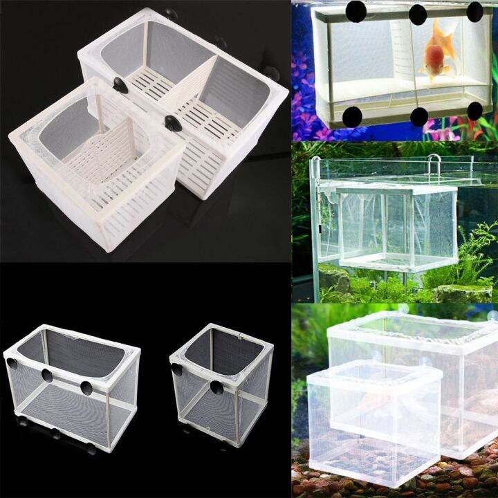 MAGIC WAND FOREBODE75DE7 Useful Net Double Guppy Grow Holder Hatchery ...