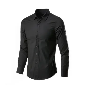 Shop Long Sleeves Polo Black For Men online