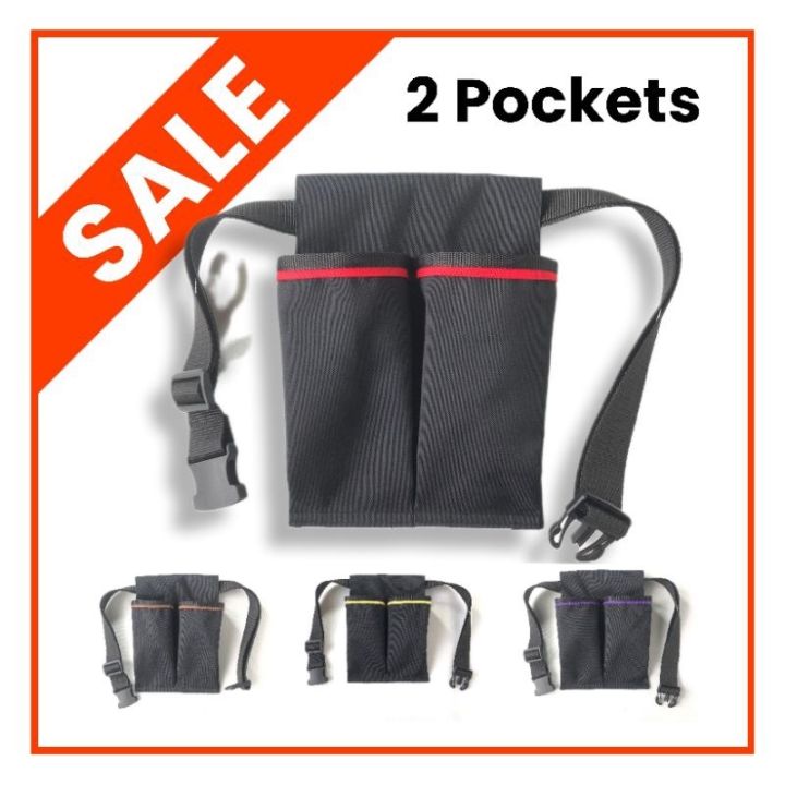 4 POCKETS Tools Belt Bag Janitorial Belt Bag Bussing Belt Cleaning