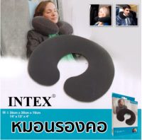 INTEX หมอนเป่าลม หมอนรองคอ U-SHAPE ใช้สำหรับเดินทาง พาพาสะดวก ใช้ได้ทุกที่ทุกเวลา คุณภาพสูง TPUแผ่นปะซ่อมรอยรั่ว(ซื้อแยก)