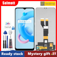 Salmatt Origina หน้าจอ LCD 6.5นิ้วสำหรับ Realme C20/C21/C11 2021/Narzo 50i จอแสดงผล LCD แบบสัมผัสหน้าจอดิจิตอล Realme แทนการประกอบสำหรับ C20 C21 C11 2021 Narzo 50i RMX3063 RMX3061 RMX3201 RMX3231 RMX3235หน้าจอ LCD