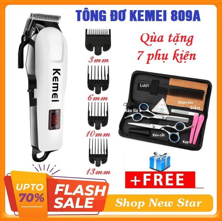 Tông Đơ Cắt Tóc Loại Tốt Kemei: Sản phẩm tông đơ cắt tóc loại tốt Kemei sẽ đem đến cho bạn một trải nghiệm cắt tóc hoàn hảo. Với lưỡi dao siêu sắc bén và khả năng cắt tóc vượt trội, tông đơ Kemei sẽ giúp bạn tạo ra các kiểu tóc đẹp và ấn tượng chỉ trong nháy mắt.