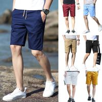 [Chaoku Clothing] 【พร้อมส่ง】กางเกงขาสั้นกางเกงสำหรับผู้ชายผ้าฝ้ายลำลอง100กางเกงขาสั้นชายหาด