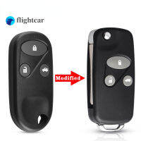 Flightcar Honda Accord Jazz 3ปุ่มพลิกพับรีโมทคอนโทรลรถ Key Case Cover