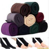 Casual Warm Slim Women Sexy Leggings Velvet Knitted New Skin Black Leggins