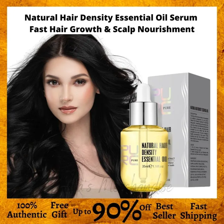 💮 Fast Selling Authentic Natural Hair Density Essential Oil Serum Fast