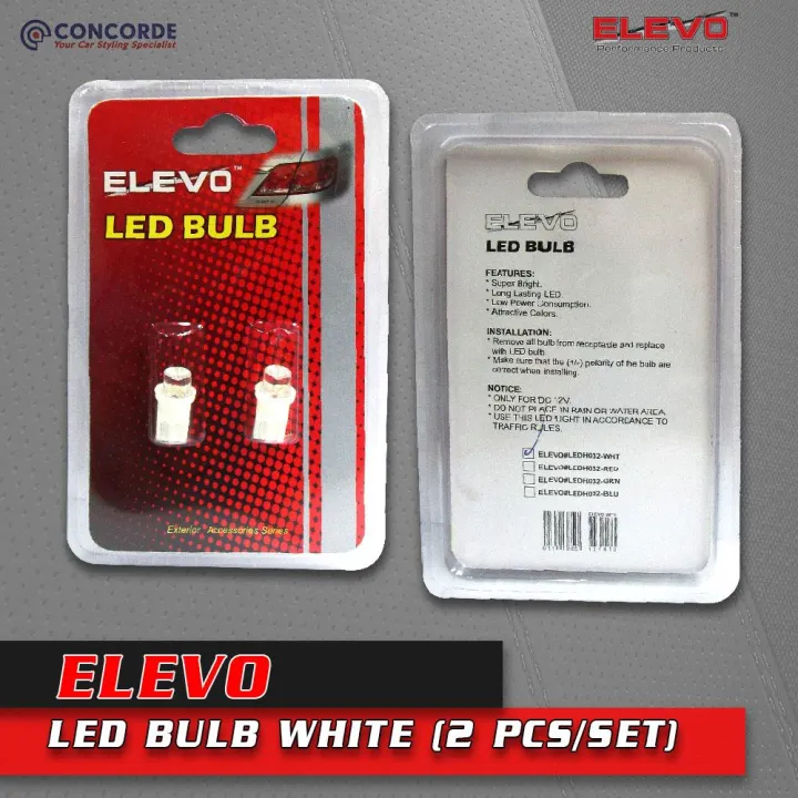 CONCORDE LED BULB WHITE (2PCS/SET) |