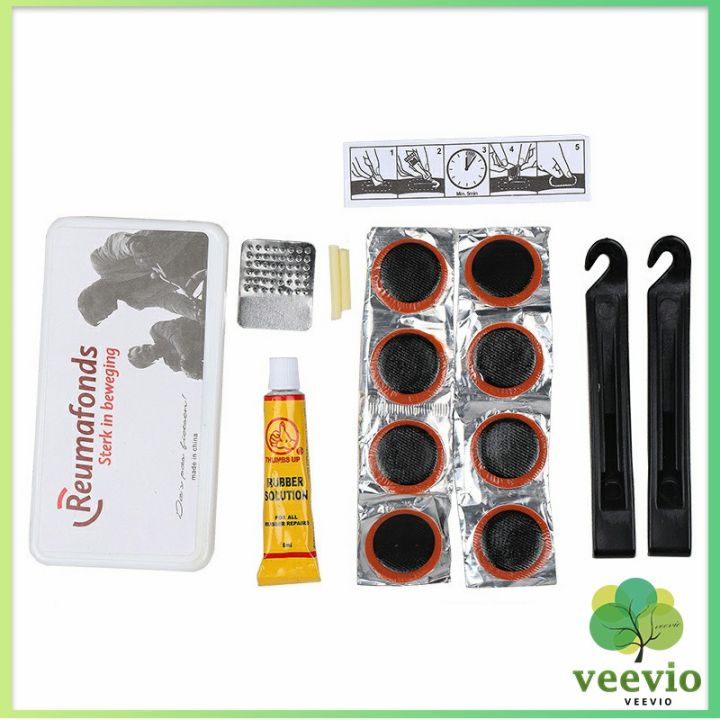 veevio-ชุดปะยางใน-สําหรับซ่อมแซมยางล้อรถจักรยานเสือภูเขา-tire-repair-tool