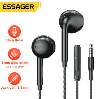 Essager หูฟังครอบหู 3.5mm Wired Headphones With Bass Earbuds Stereo Earphone Music Sport Gaming Headset With Mic For Xiaomi oppo iPhone Earphones