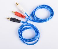 สายสัญญาณเสียง Stereo 3.5MM ออก 2 RCA (คละสี)