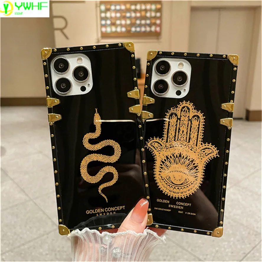 Casing Infinix Note 12 Pro Note 12I Note 8 Note 11i Note 10 Note 11s Note 11  Pro Note 8I Smart 5 Smart 6 Square Case, Diamond Butterfly Luxury Golden  Decoration Shockproof