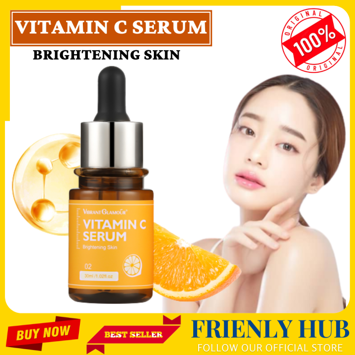 💯(VIBRANT GLAMOUR Natural Vitamin C Facial Serum)🔥🔥Whitening ...