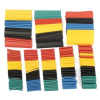 【HOT】 Ittefaq Trading ขายดี328Pcs 8ขนาดหลายสี Polyolefin 2:1หดความร้อนท่อ Assortment Sleeving หลอดห่อ