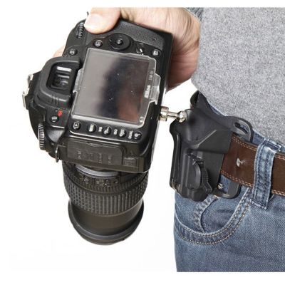 【ขาย】 Roadfisher DSLR กล้องดิจิตอล SLR เข็มขัดเอวโลหะหัวเข็มขัดแขวนแผงแผ่นด่วนที่วางจำหน่ายที่รวดเร็วแขวน H Older สำหรับ Canon Nikon