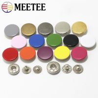 Meetee 20set 12/15/17mm Retro Snap Fastener Press Stud Buckle for Clothing Snaps Buttons DIY Clothes Hand Sewing Accessory D3-6