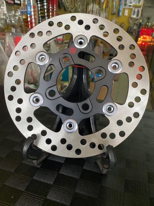 จาน-brembo-moto2-งาน-10a-เหมือนแท้สุดๆ-จานเบรค-brembo-เบรมโบ้-moto2-ใส่เวฟทุกรุ่น-pcx-ขนาด-220m-มีสเปเซอร์รองจาน-จานเบรค-จานโมโต-2-พร้อมส่ง