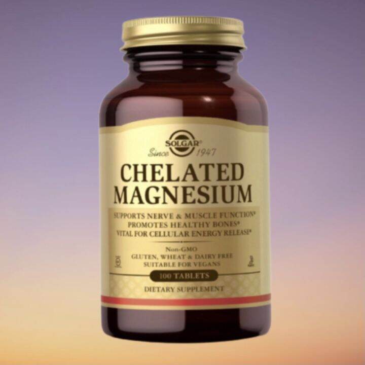 SOLGAR CHELATED MAGNESIUM 100t | Lazada PH