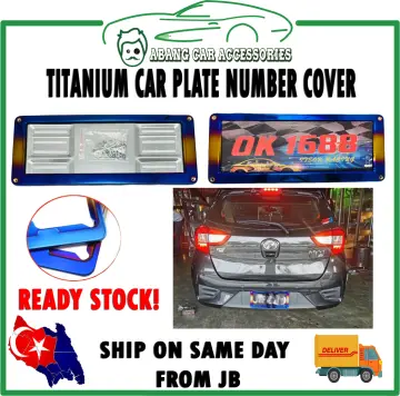 Car plate online cover lazada