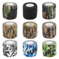 4.5m Camouflage Elastic Wrap Tape Hunt Disguise Elastoplast Self Adhesive Sports Protector Knee Finger Ankle Athletic Bandage