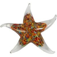 Starfish Crafts Ornament Sculpture Figurine Handmade Craft Hand Blown Glass Art Home Decor Gift Decoration Accessories