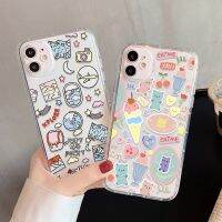 ภาพการ์ตูนเคสกันกระแทกสำหรับCompatible for iPhone 13 12 14 7 8Plus XR X XS เคสมือถือ เคสโทรศัพท์มือถือ