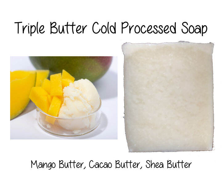 Triple butter mango butter shea butter cacao cocoa butter all natural